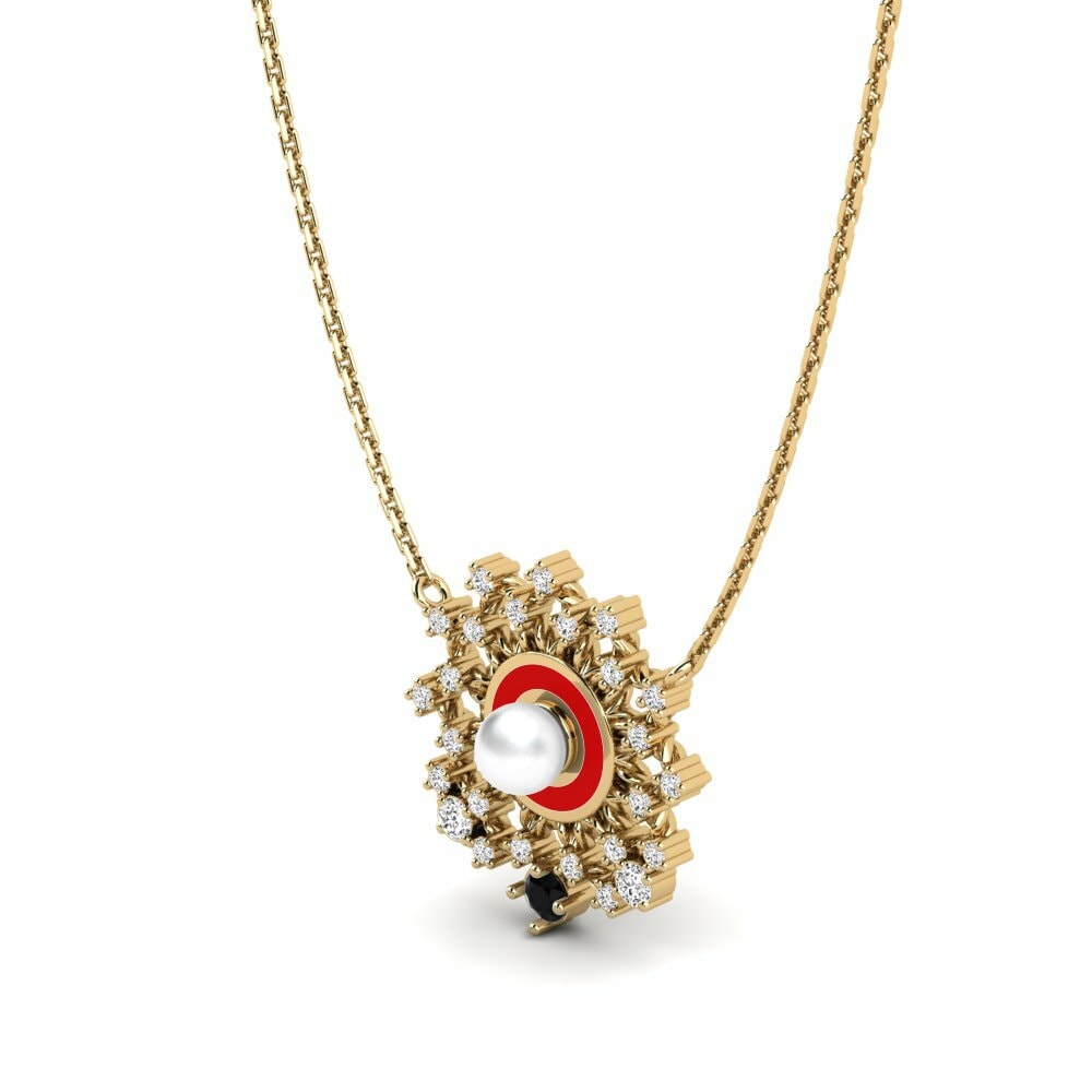 Onyx Noir Collier pour femme Kurupakari