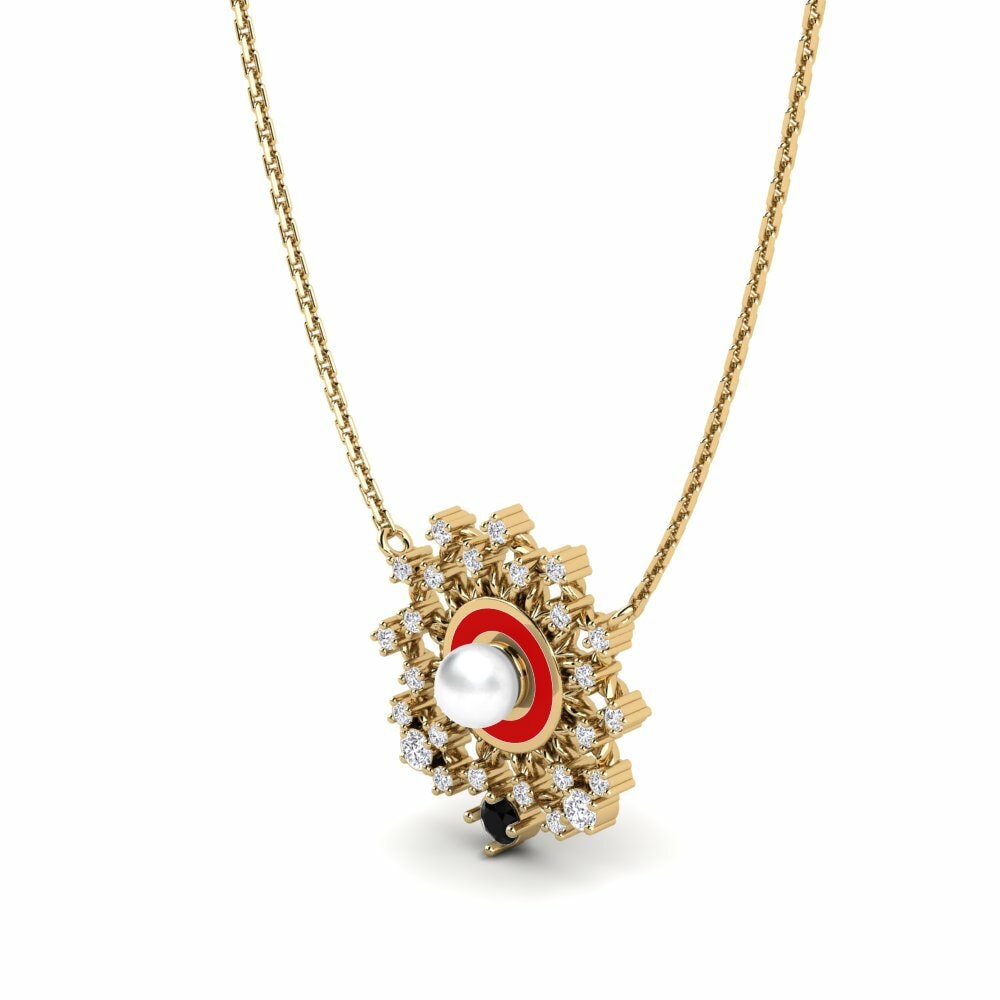 Diamant Noir Collier pour femme Kurupakari
