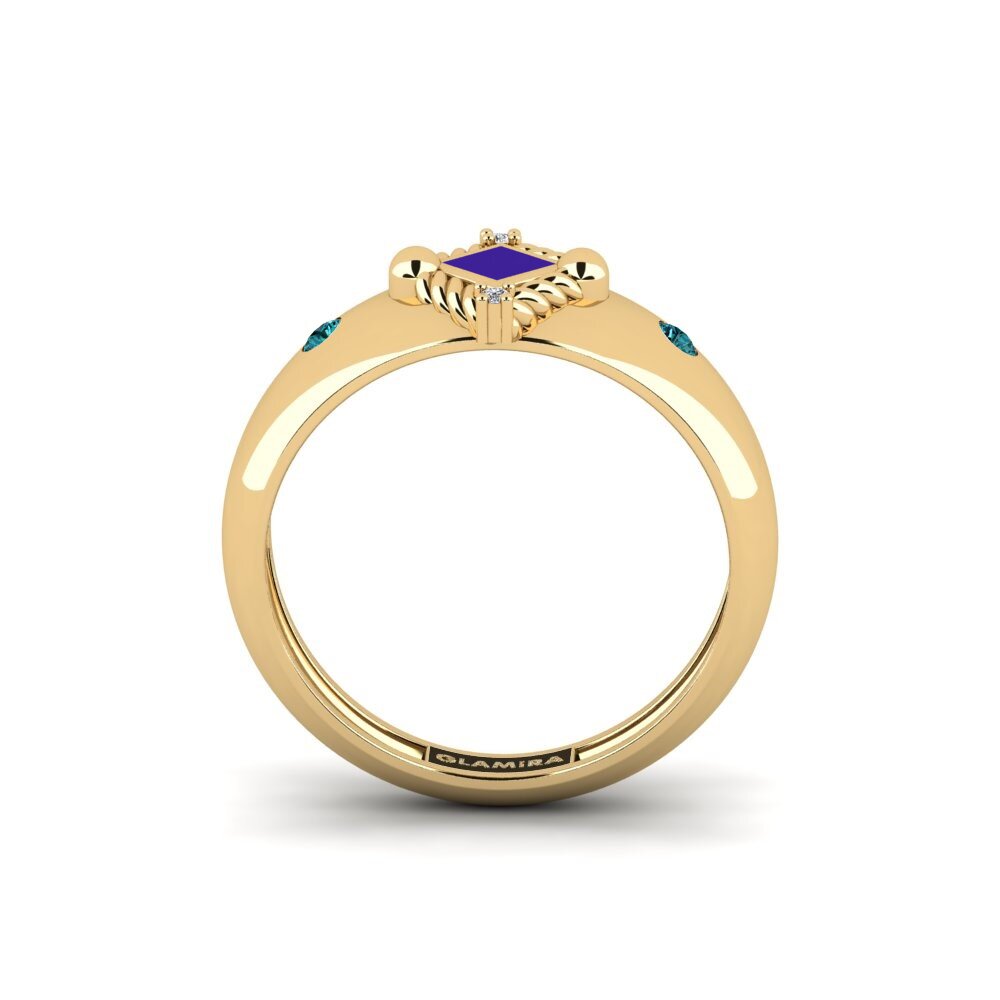 Blue Diamond Ring Leduc