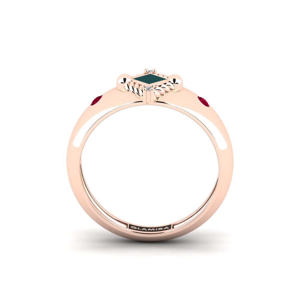 Or rose 14k Bague Leduc