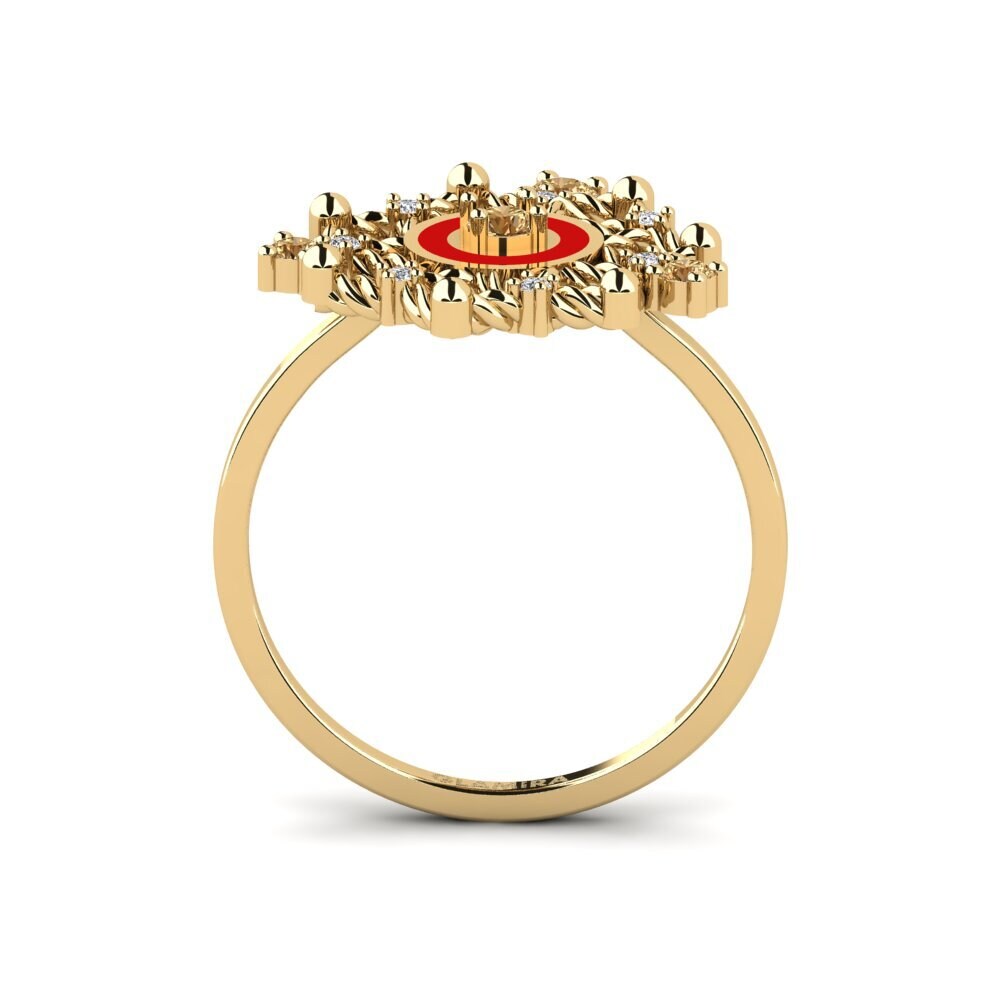 Brauner Diamant Ring Sanyang
