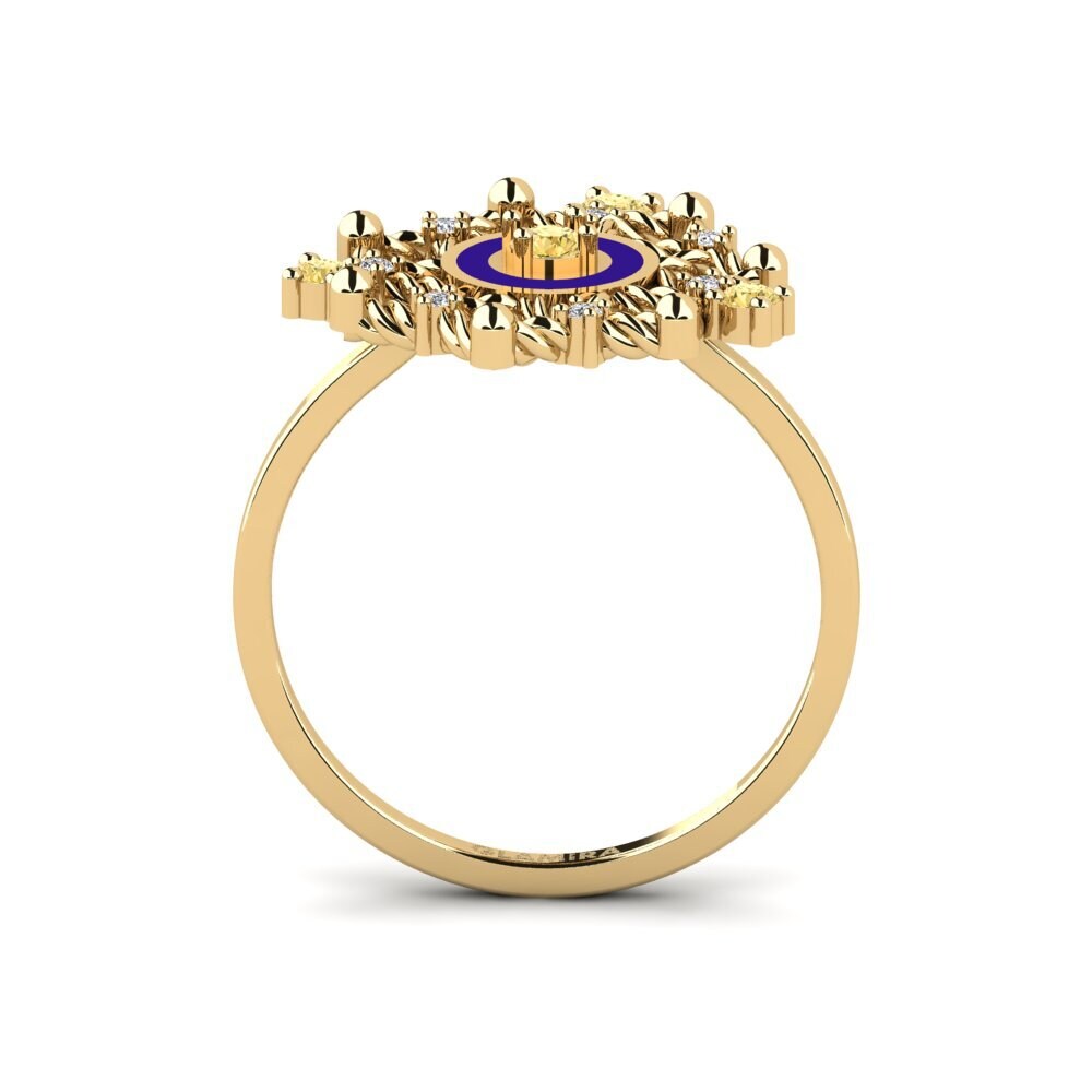 Gelber Diamant Ring Sanyang