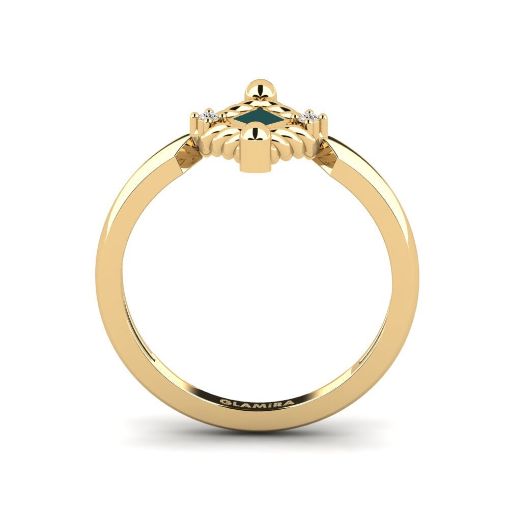 Moissanit Pinker Ring Wetaskiwin