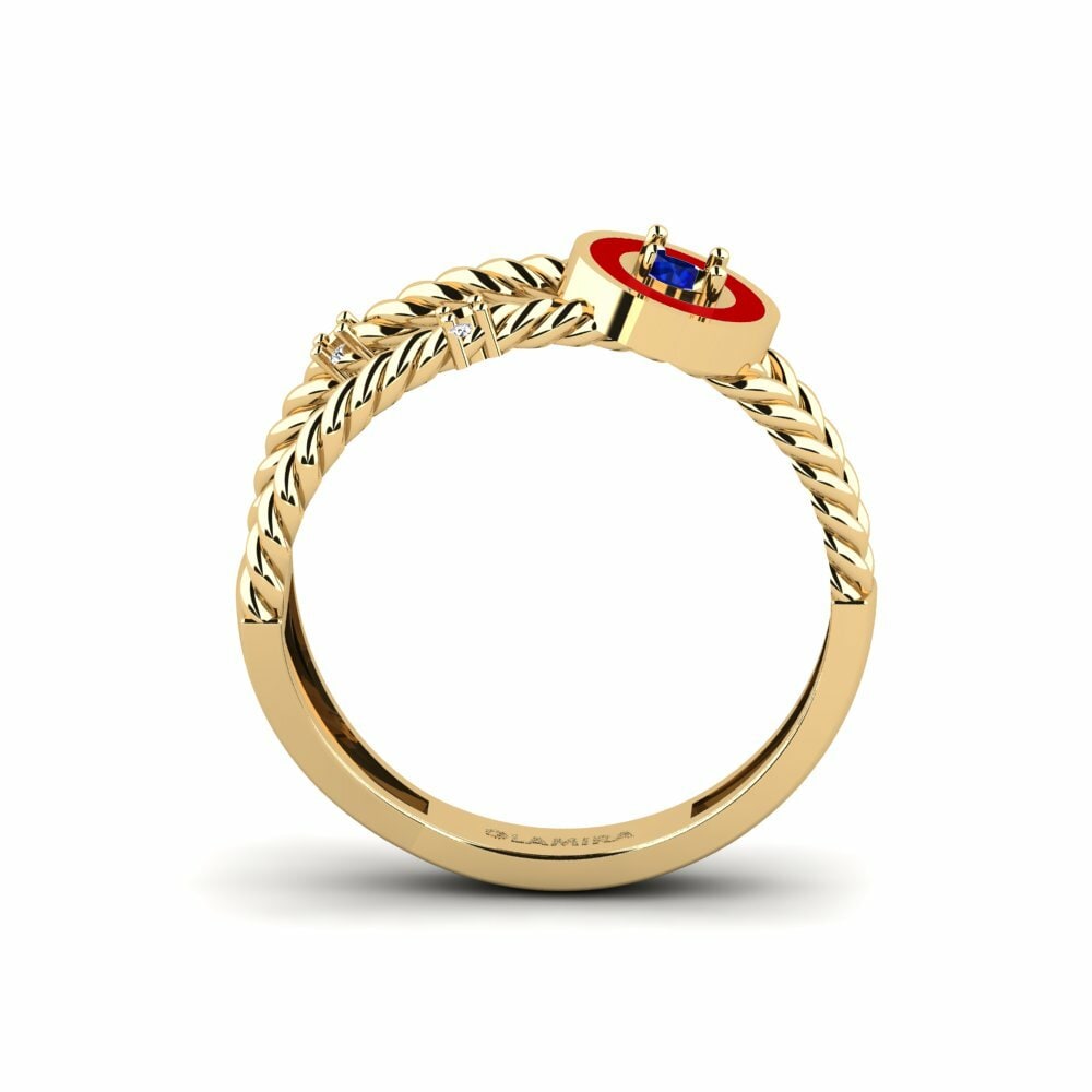 Or Jaune 18k Bague Yambio