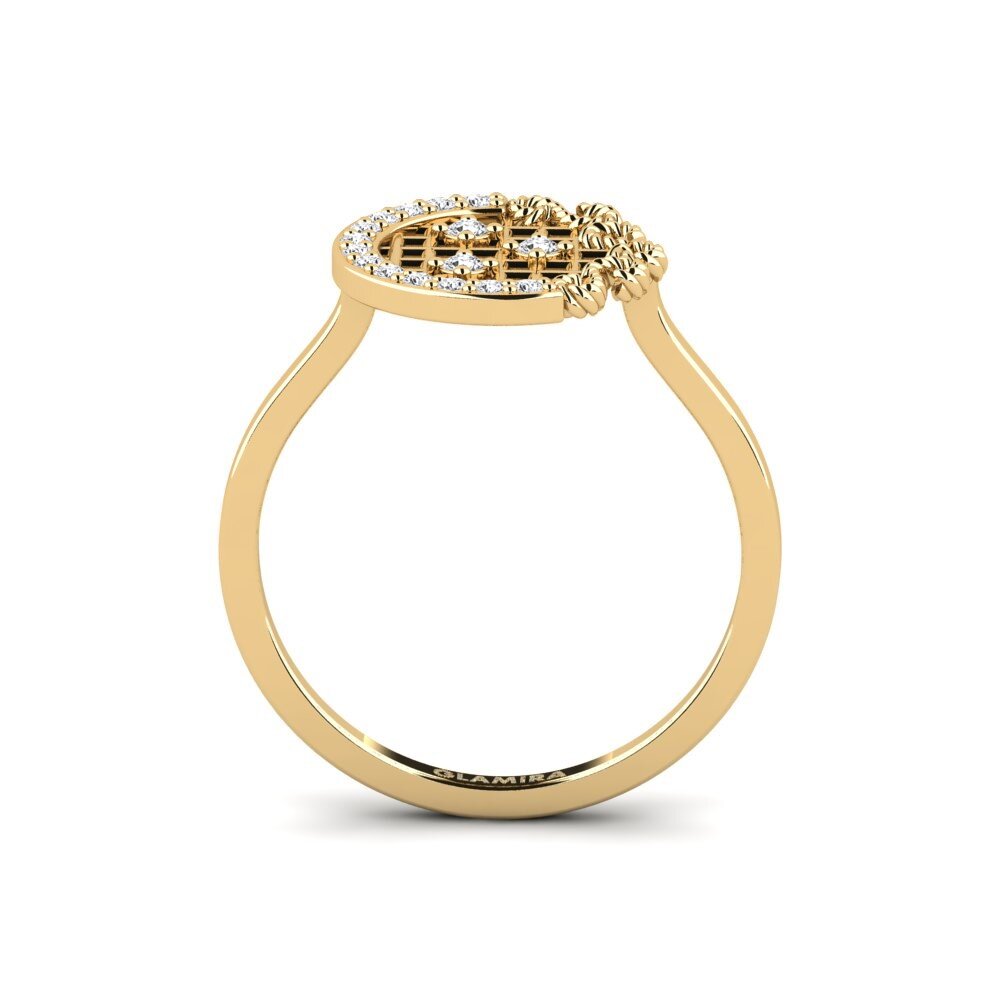 diamante-safira Anel Ardderry
