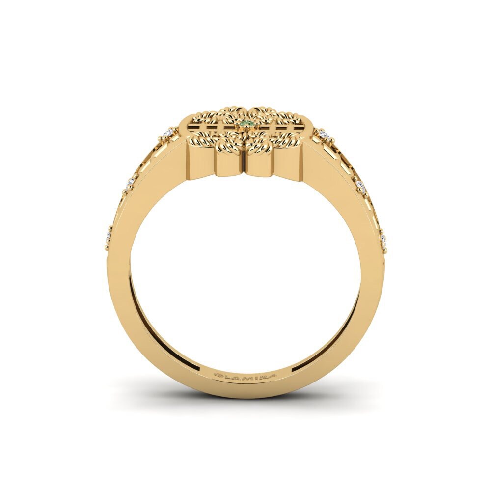 Diamante Verde Anel Ballyallia