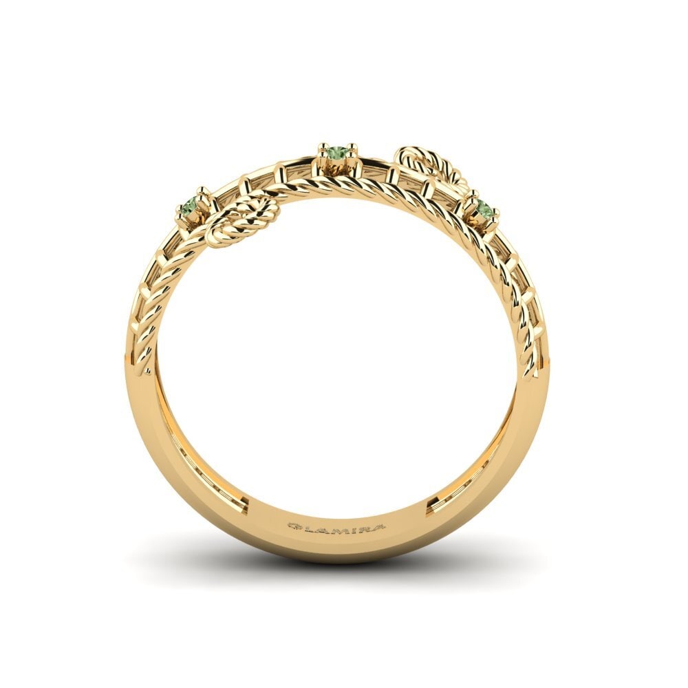 Diamante Verde Anel Glenbeg