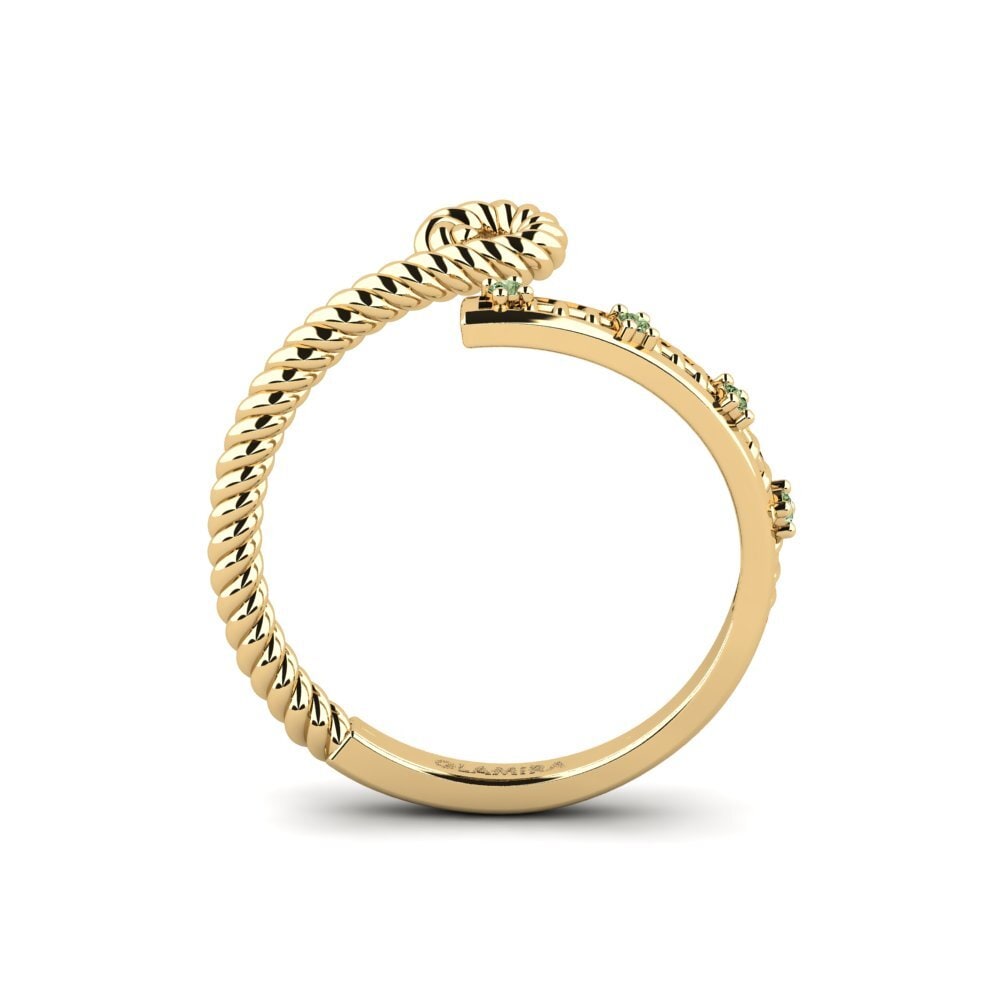 Diamante Verde Anel Graney