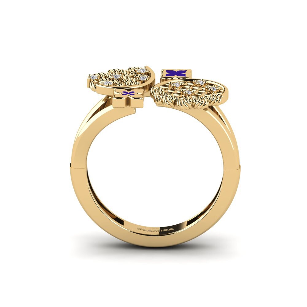 Gelbgold 585 Ring Sequentially