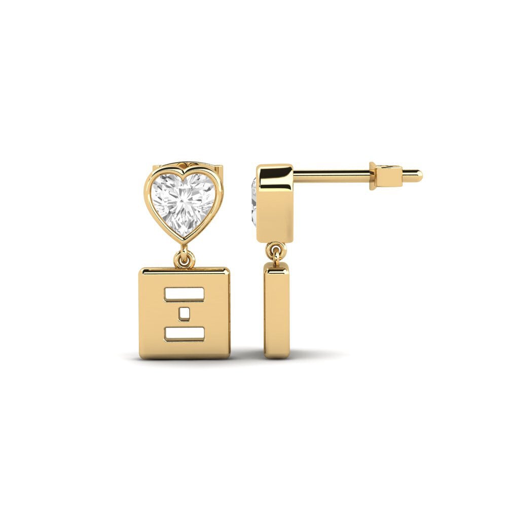 White sapphire Women's Earring Camminare - I