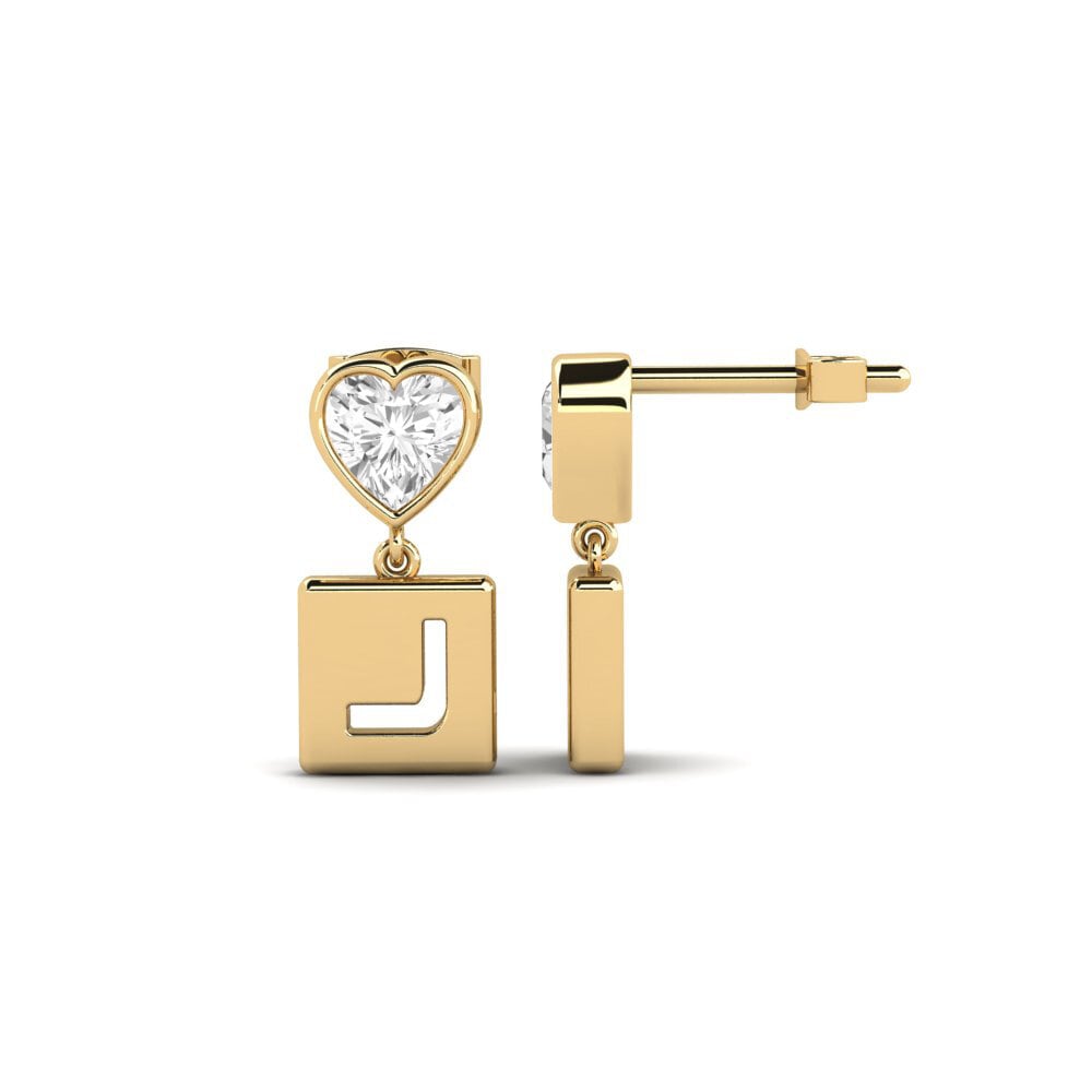 White sapphire Women's Earring Camminare - J