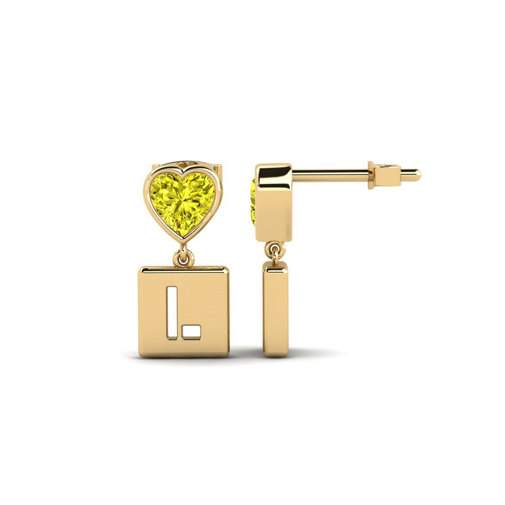 Yellow Diamond Women's Earring Camminare - L
