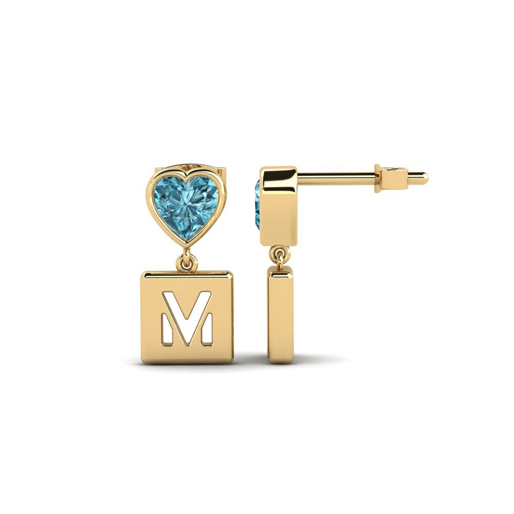 Blue Zircon Women's Earring Camminare - M