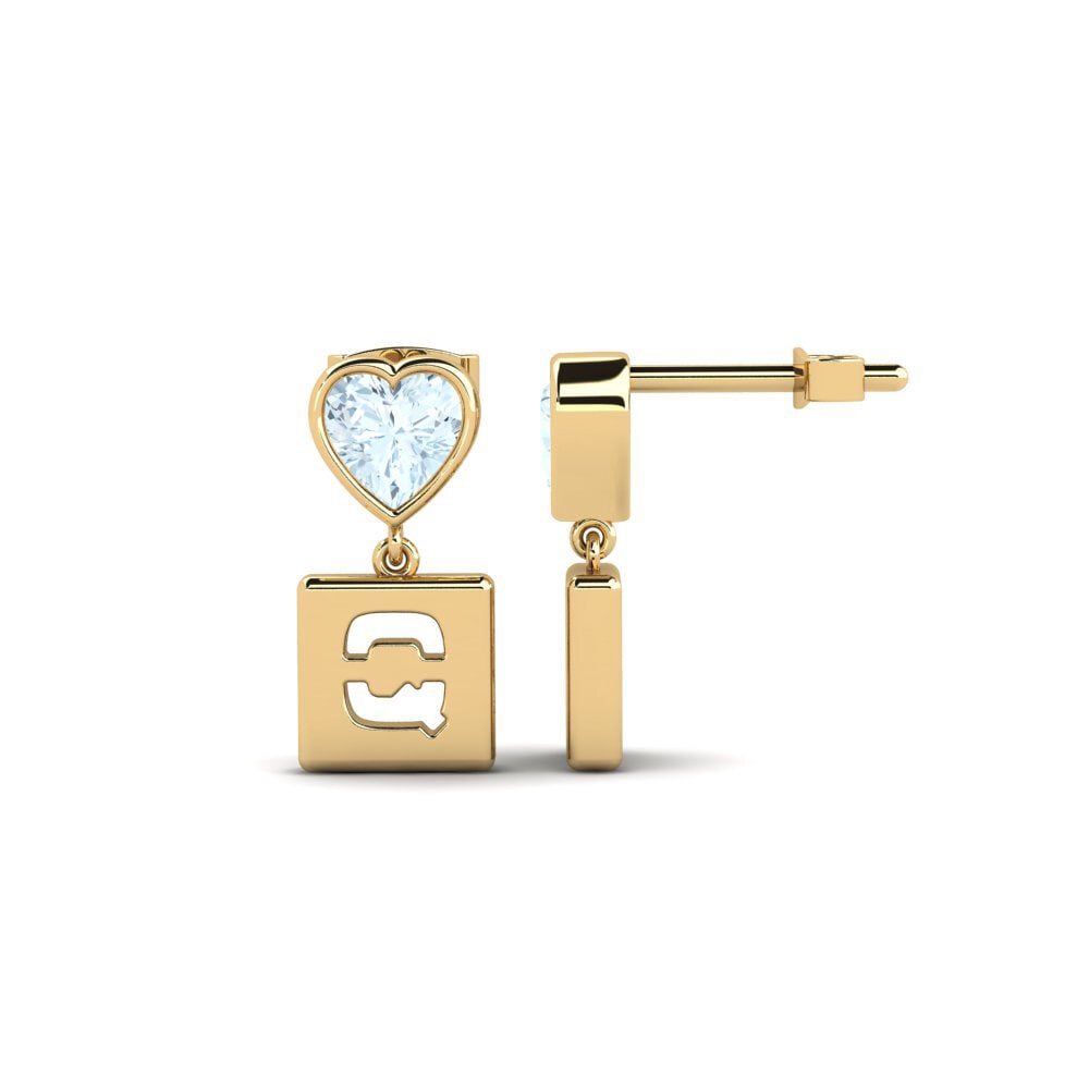 Aquamarine Women's Earring Camminare - Q