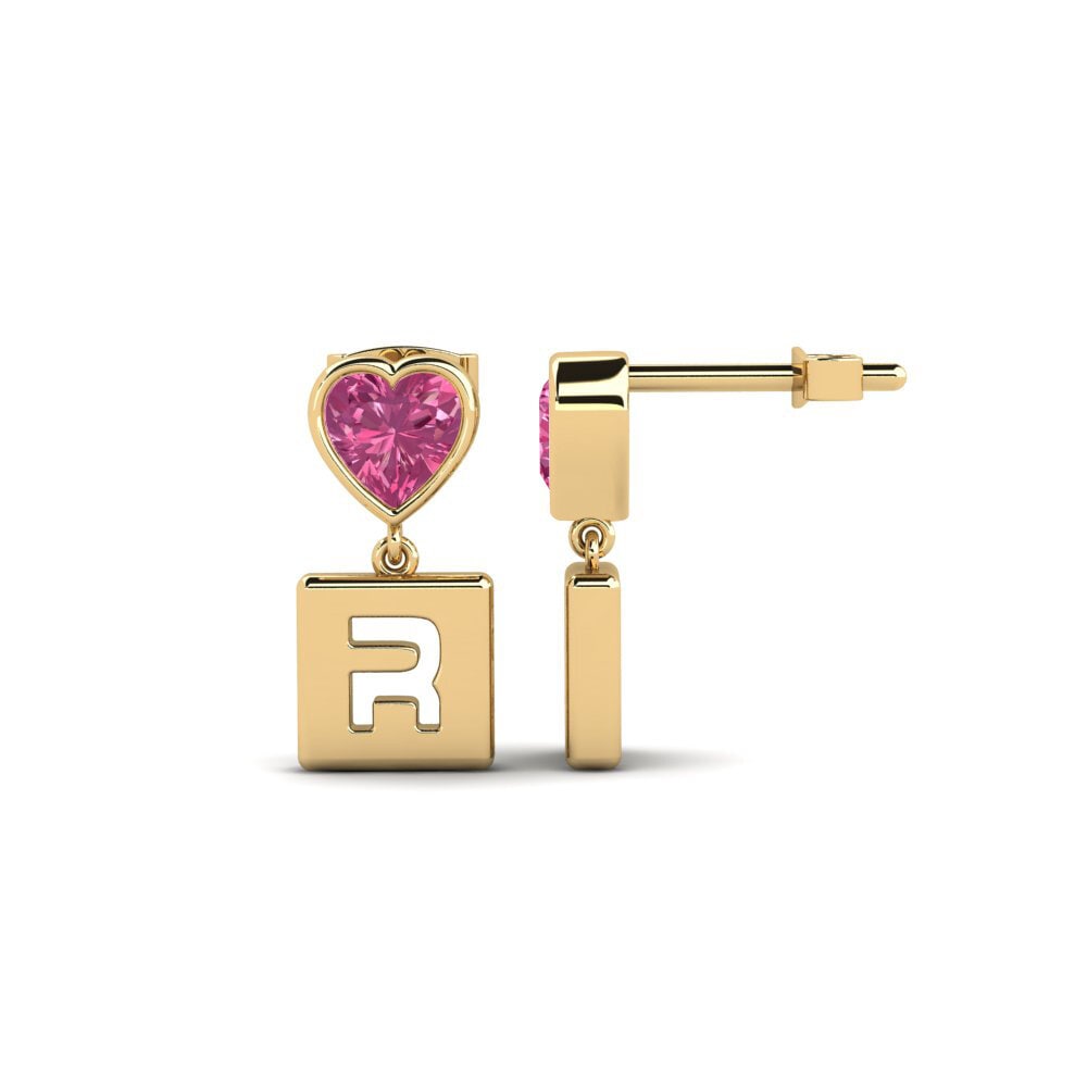 Pink Tourmaline Women's Earring Camminare - R