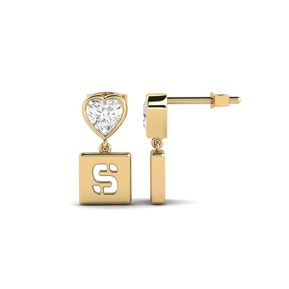 White sapphire Women's Earring Camminare - S