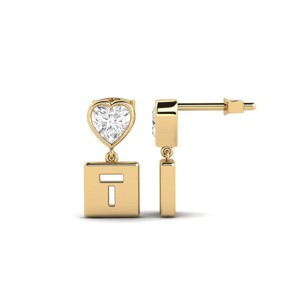 White sapphire Women's Earring Camminare - T