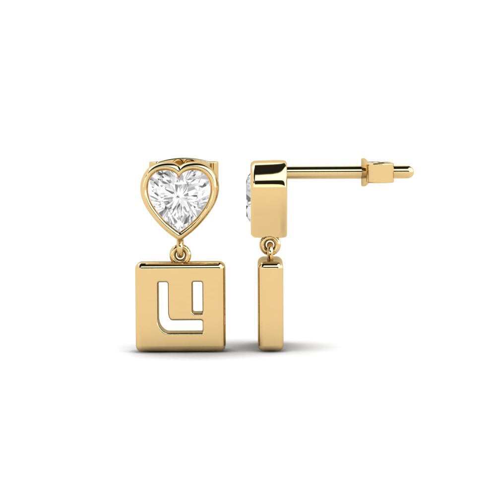 White sapphire Women's Earring Camminare - U