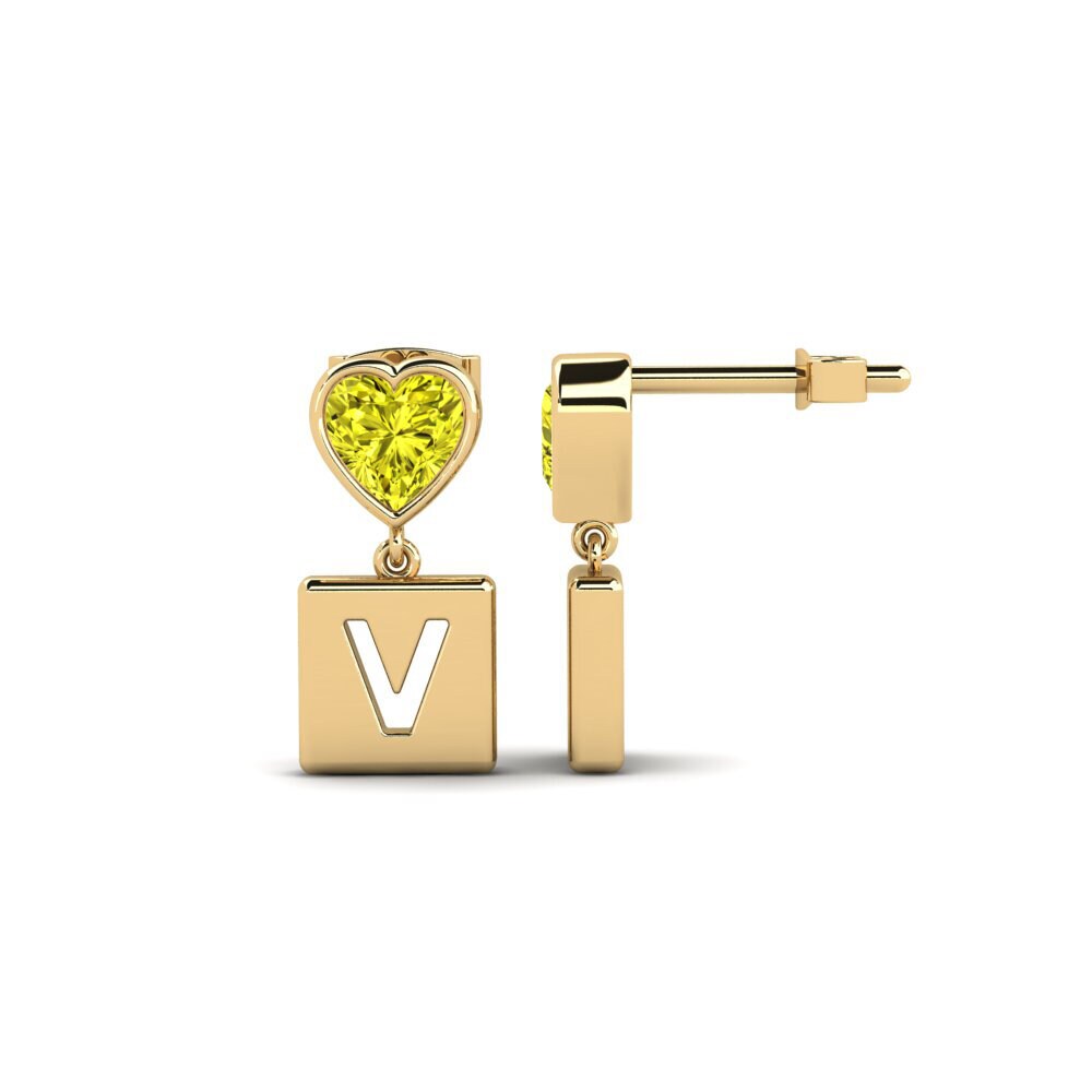 Yellow Diamond Women's Earring Camminare - V