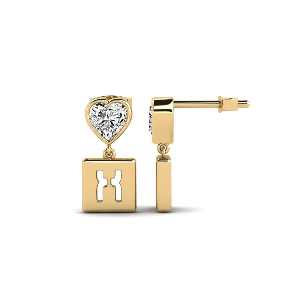 Moissanite Women's Earring Camminare - X