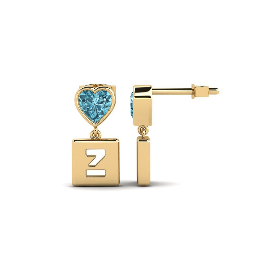 Blue Zircon Women's Earring Camminare - Z