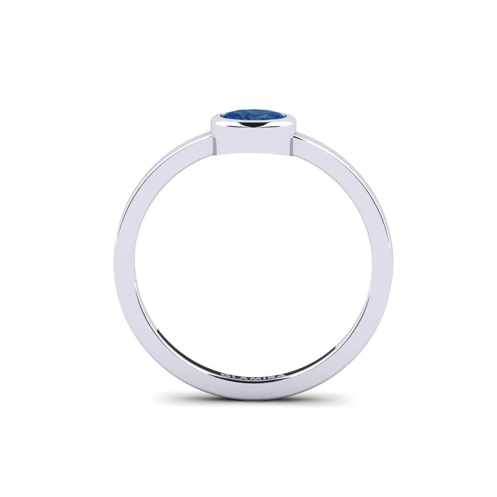 Dark Blue Zirconia Engagement Ring Novisad