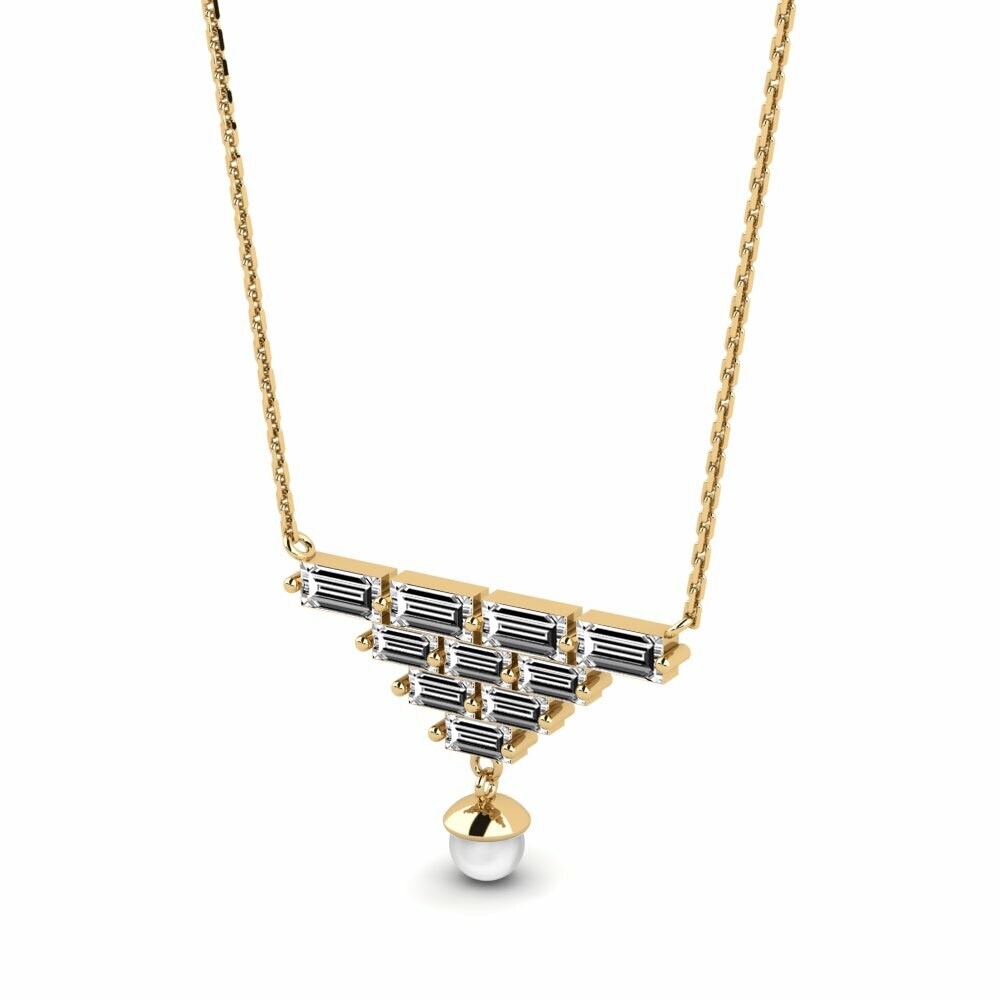Moissanite Collier pour femme Isolationism
