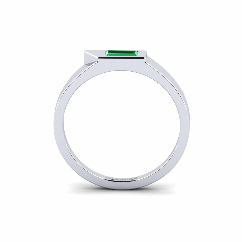 Tsavorite Engagement Ring Fluentem