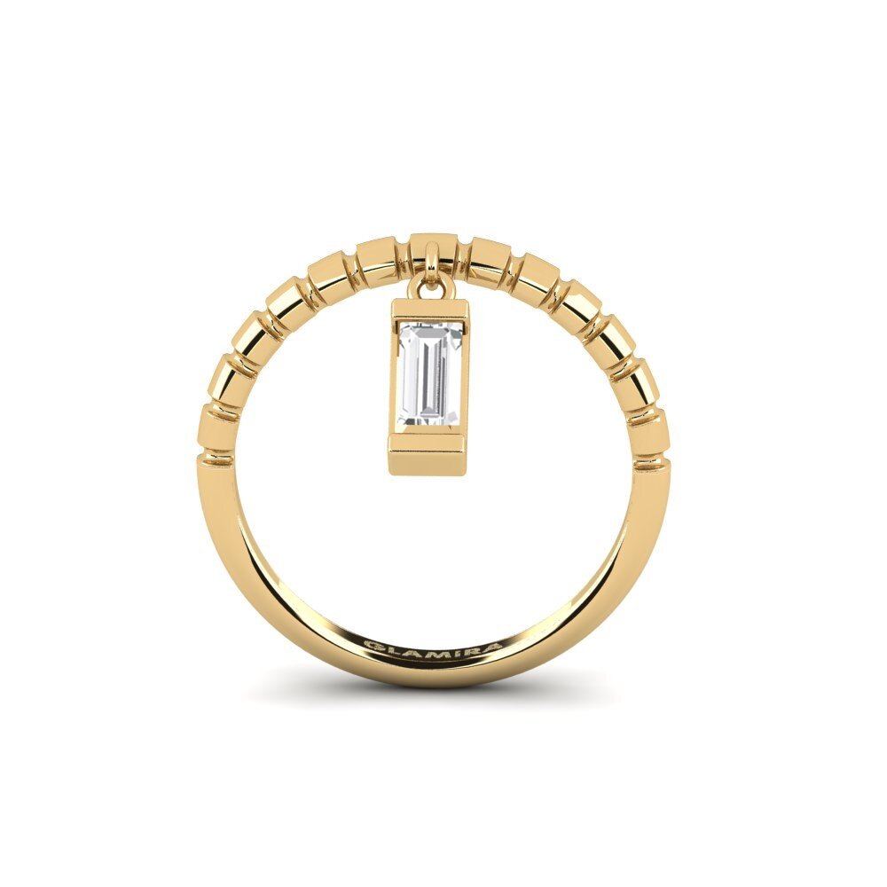 Weißer Saphir Ring Lesusses