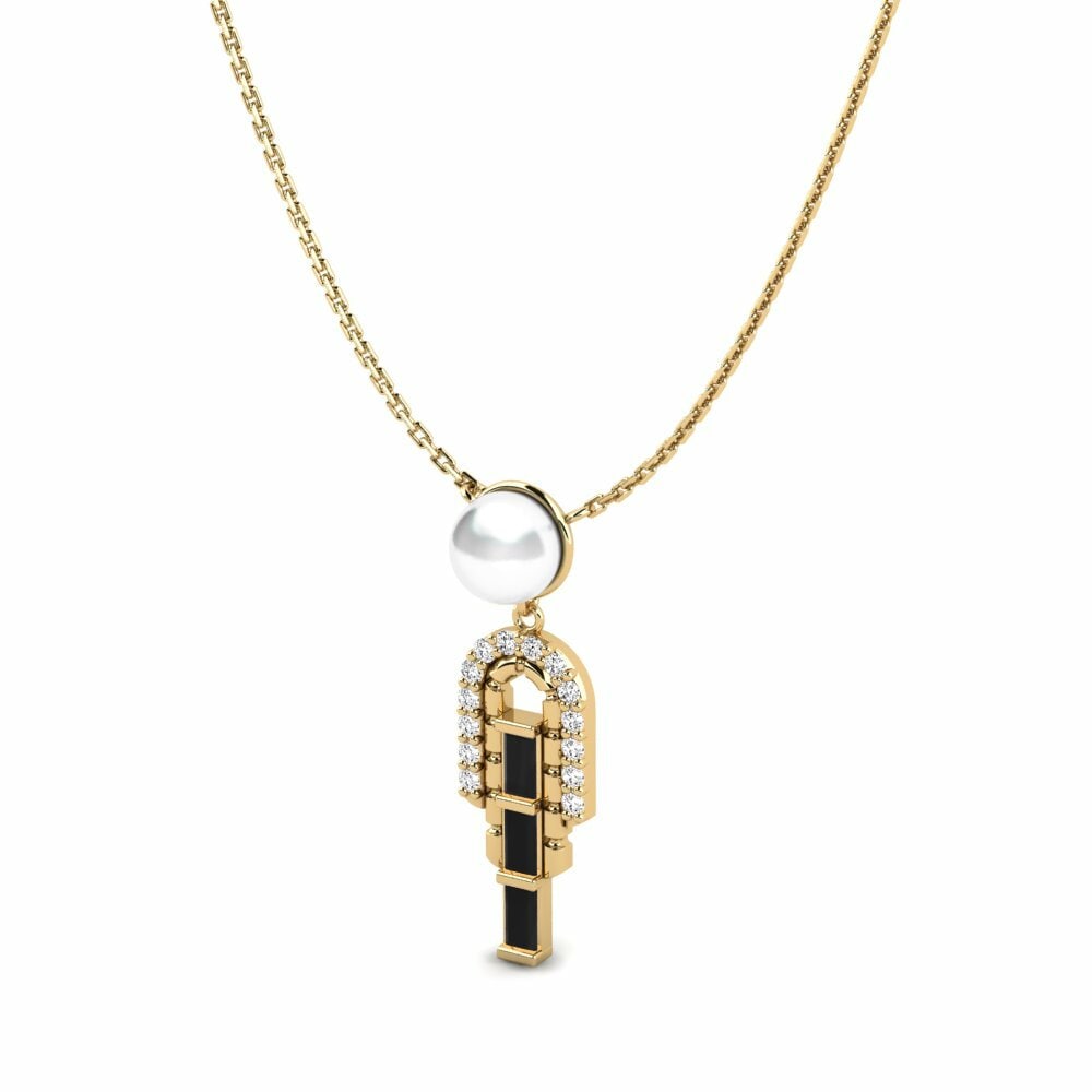 Onyx Noir Collier pour femme Ninian