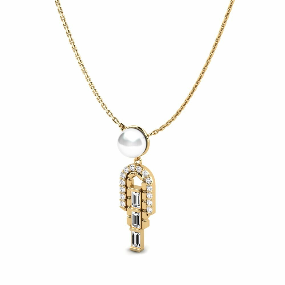 Moissanite Collier pour femme Ninian