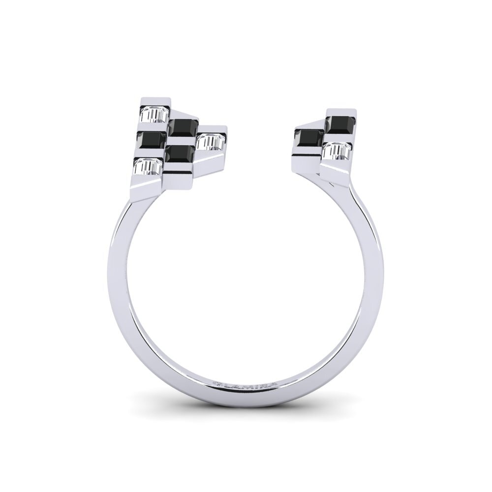 Zafiro negro Anillo Stroomt