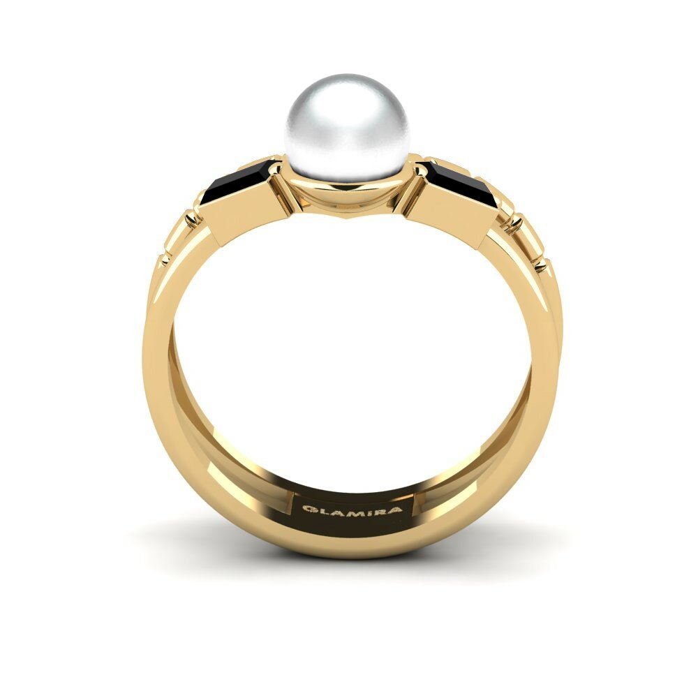 Onyx Noir Bague Tanais