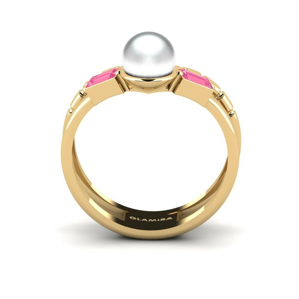 Saphir Rose Bague Tanais