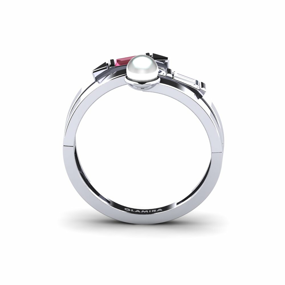 Saphir Rose Bague Christiancy