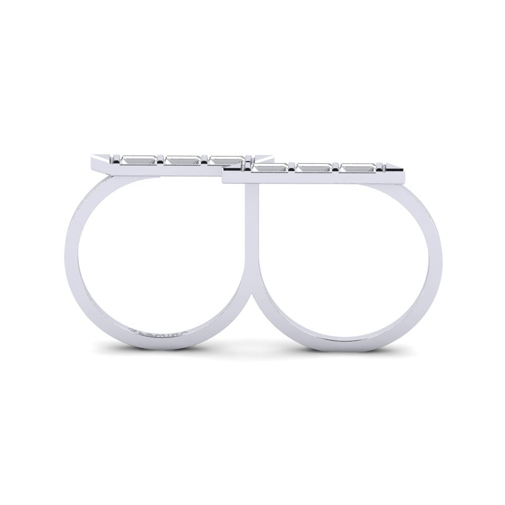 Weißer Saphir Ring Ciutat