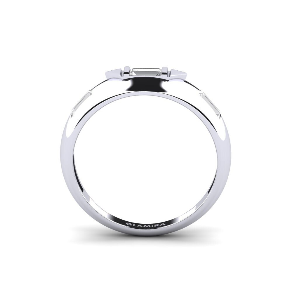 Weißer Saphir Ring Fallera