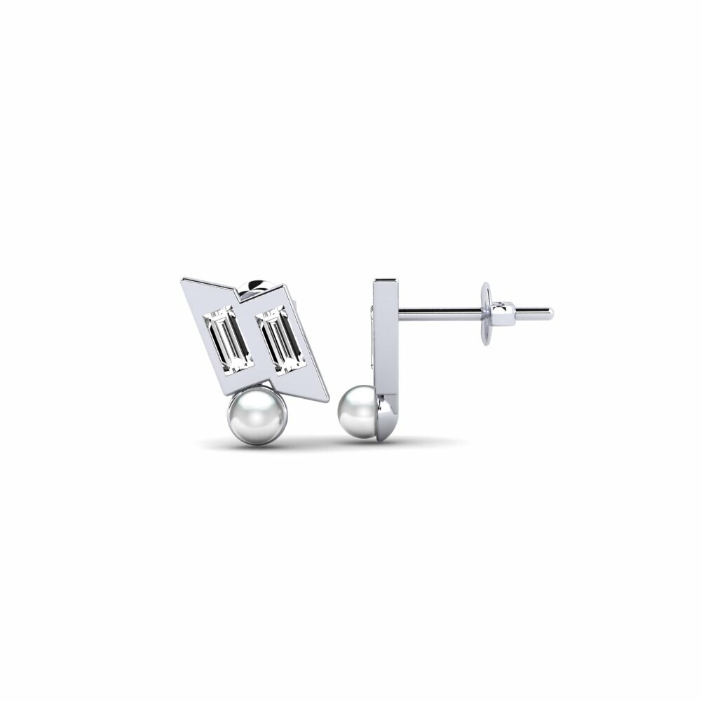 Moissanite Boucle d'oreille femme Linioj