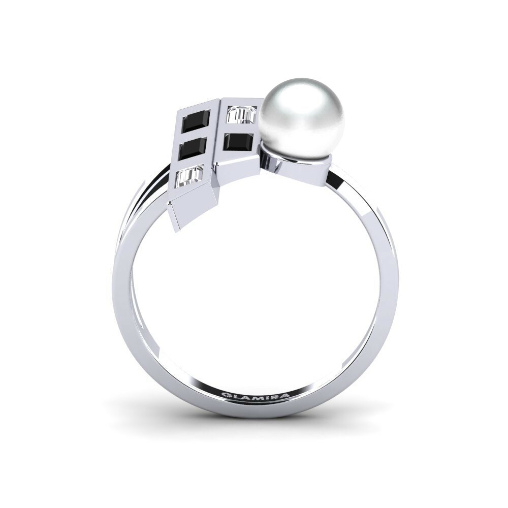 Diamant Noir Bague Mitila