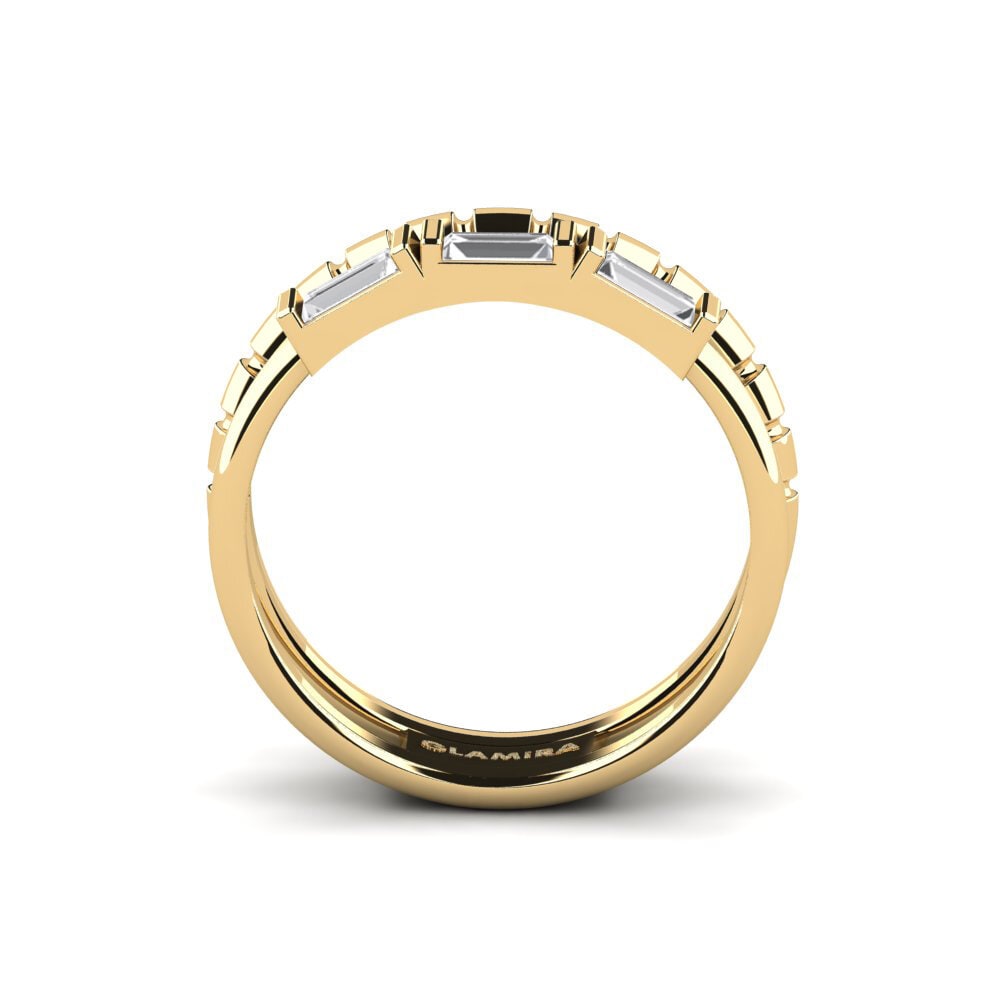 Weißer Saphir Ring Livenne