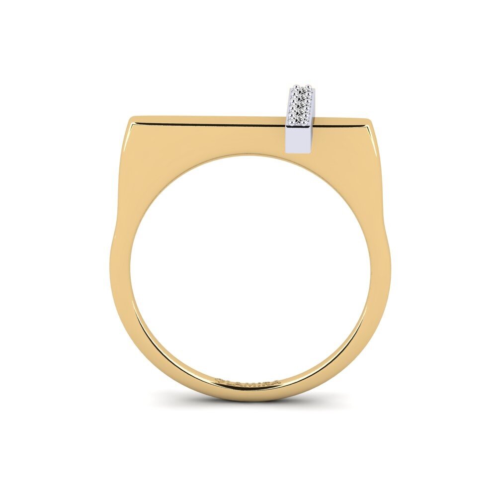 Moissanite Anel Casette