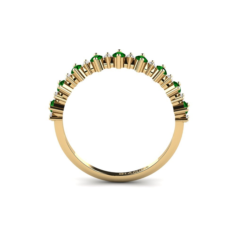 Zircônia Verde Anel Dihyinari