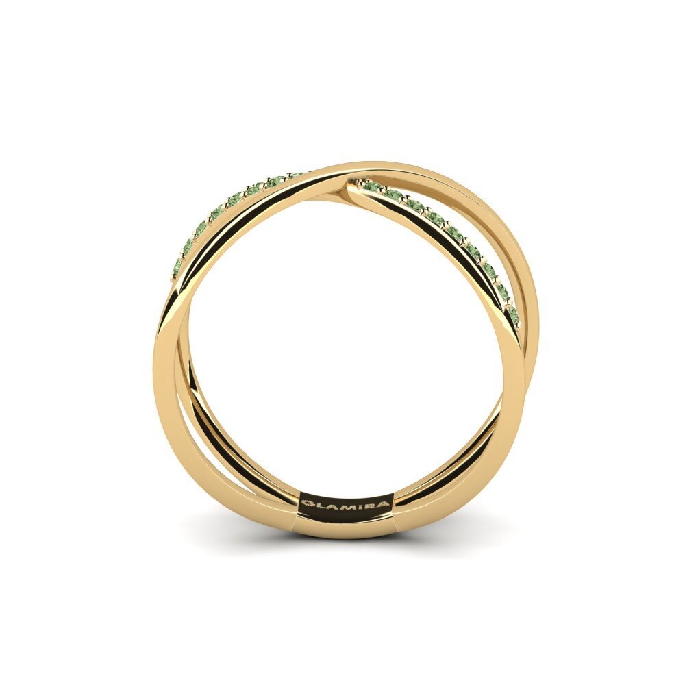 Grüner Diamant Ring Joavy