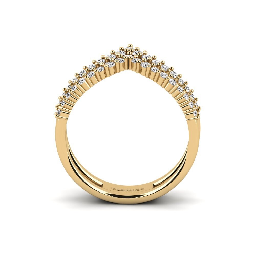 Moissanite Anel Phisirku