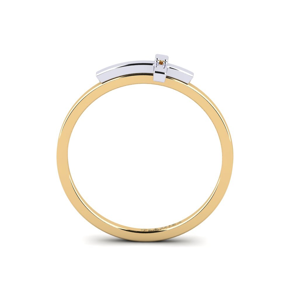 Brown Diamond Stackable Ring Glowy