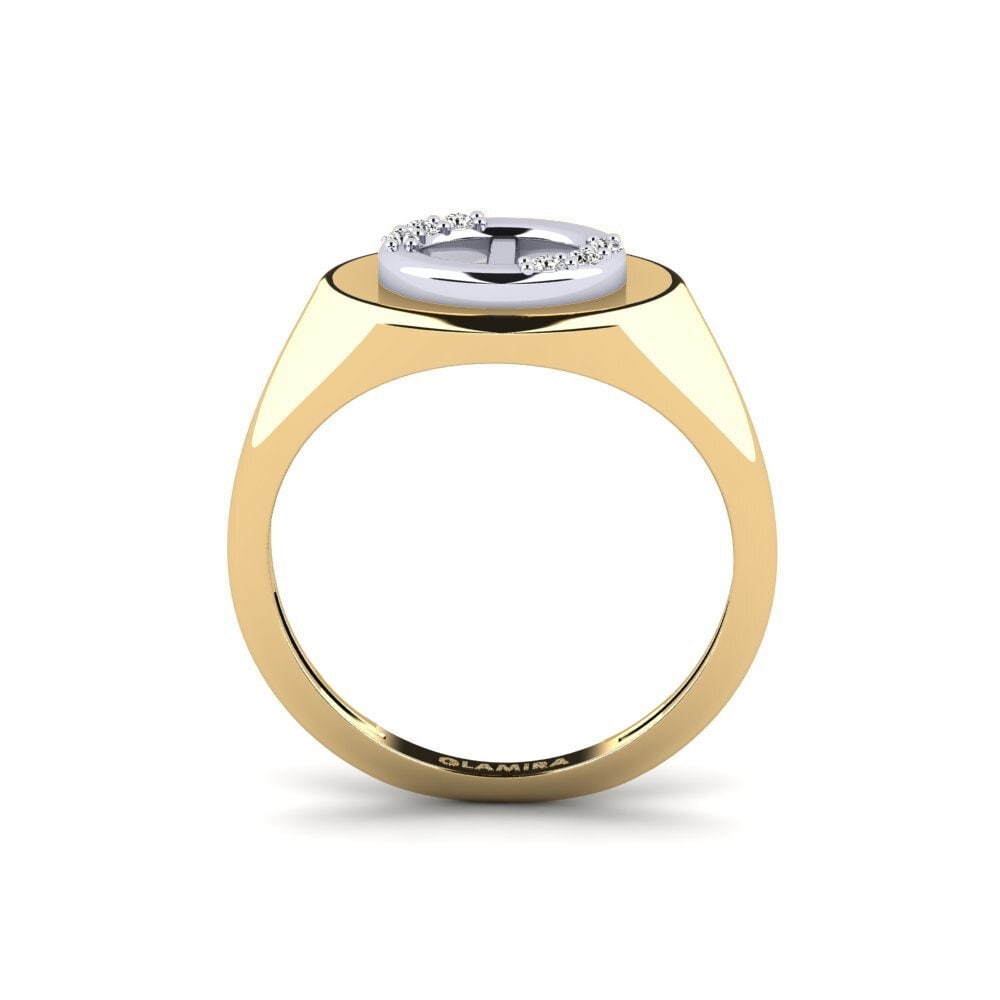 Moissanite Anel Ungu