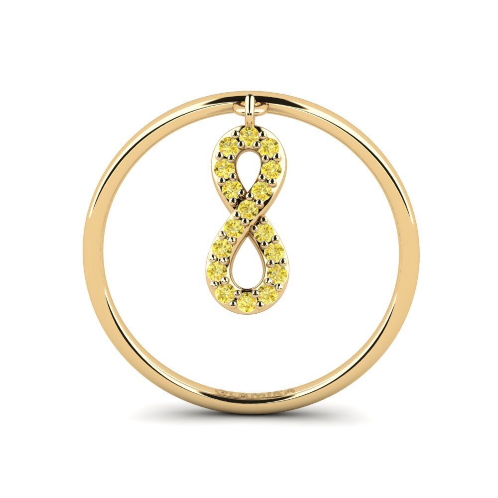 Gelber Saphir Ring Tornado