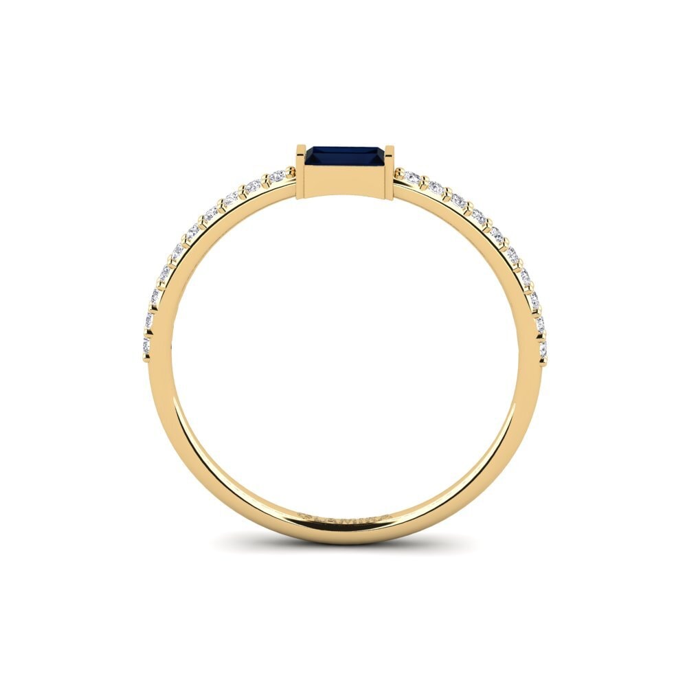 Sapphire Engagement Ring Flugbo