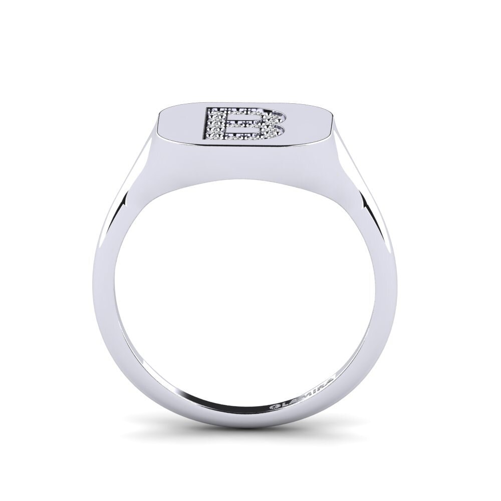 14ct White Gold Ring Swara - B