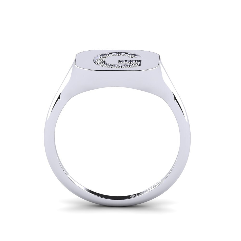 9ct White Gold Ring Swara - G